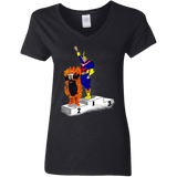 T-Shirts Black / S Number One Women's V-Neck T-Shirt