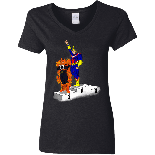 T-Shirts Black / S Number One Women's V-Neck T-Shirt