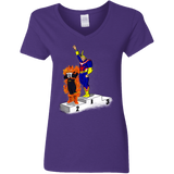 T-Shirts Purple / S Number One Women's V-Neck T-Shirt