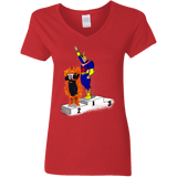 T-Shirts Red / S Number One Women's V-Neck T-Shirt