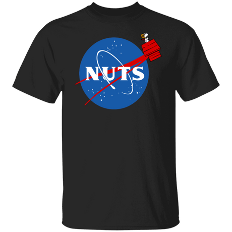 T-Shirts Black / S Nuts NASA T-Shirt