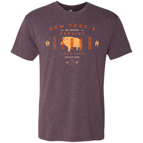 T-Shirts Vintage Purple / Small NY SPECIES - BEBOB Men's Triblend T-Shirt