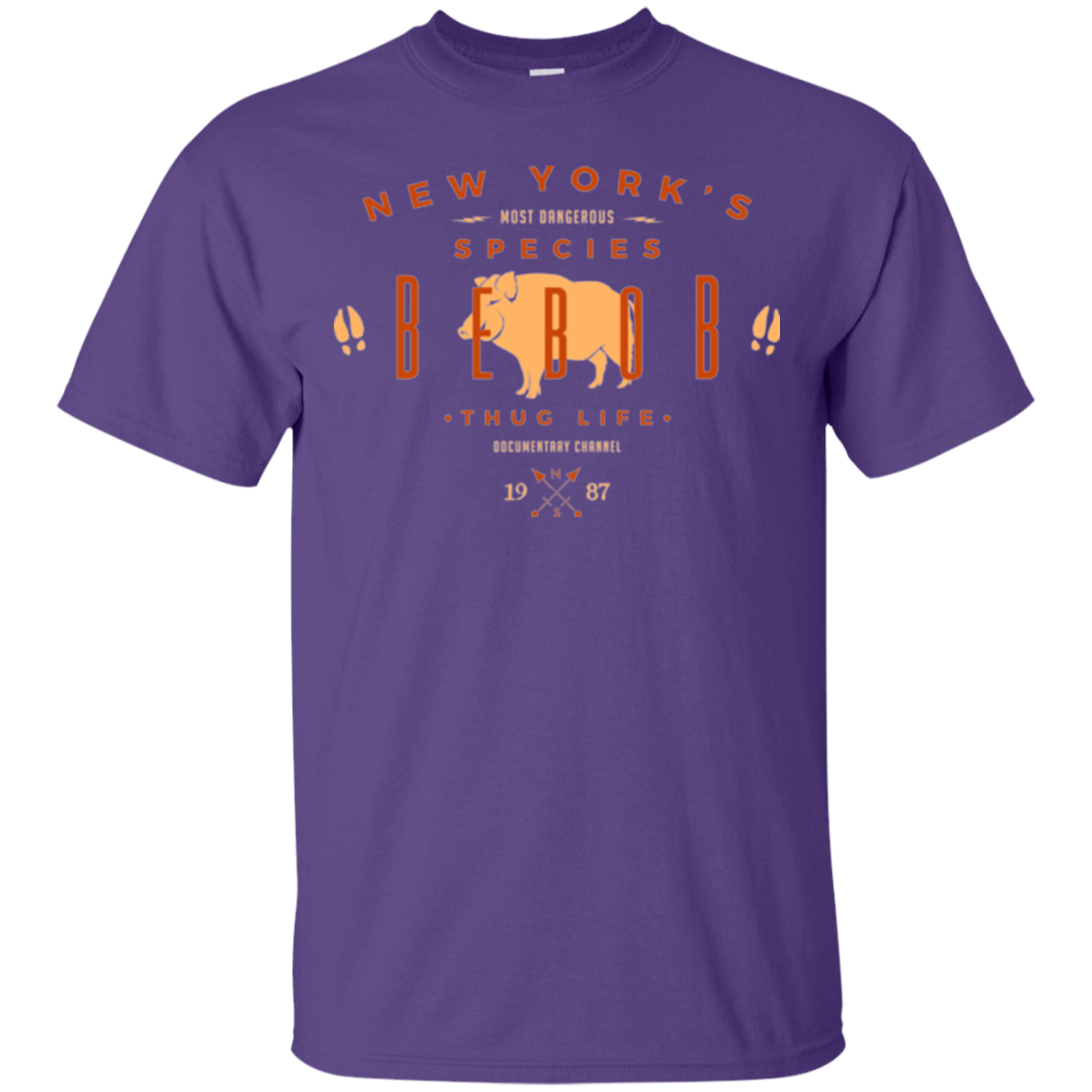 T-Shirts Purple / Small NY SPECIES - BEBOB T-Shirt
