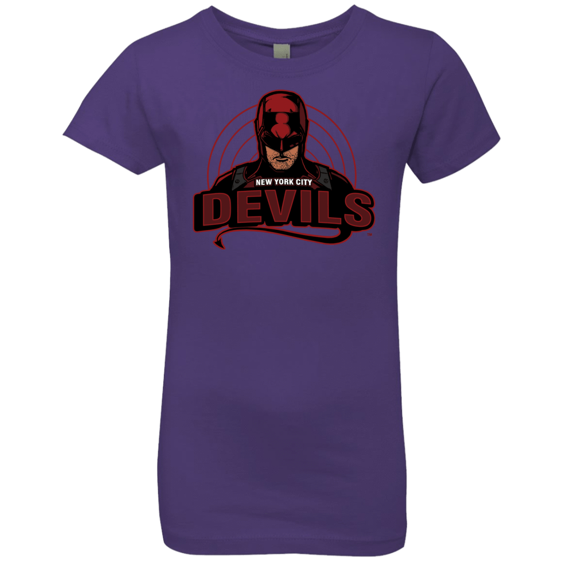 T-Shirts Purple Rush / YXS NYC Devils Girls Premium T-Shirt