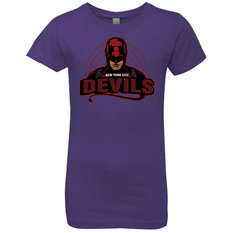 T-Shirts Purple Rush / YXS NYC Devils Girls Premium T-Shirt