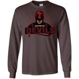 T-Shirts Dark Chocolate / S NYC Devils Men's Long Sleeve T-Shirt