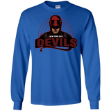 T-Shirts Royal / S NYC Devils Men's Long Sleeve T-Shirt