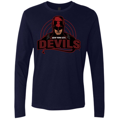 T-Shirts Midnight Navy / S NYC Devils Men's Premium Long Sleeve