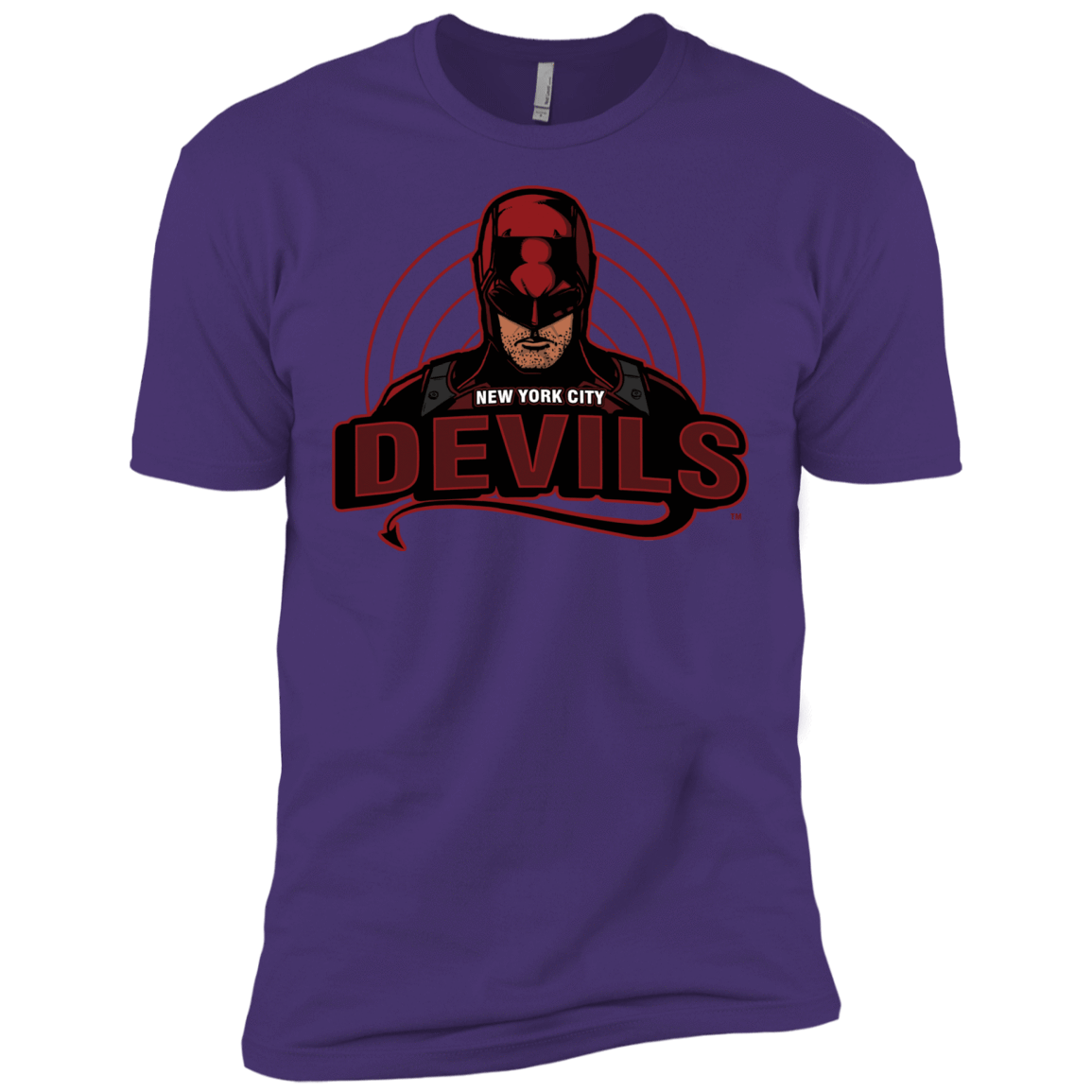 T-Shirts Purple Rush/ / X-Small NYC Devils Men's Premium T-Shirt