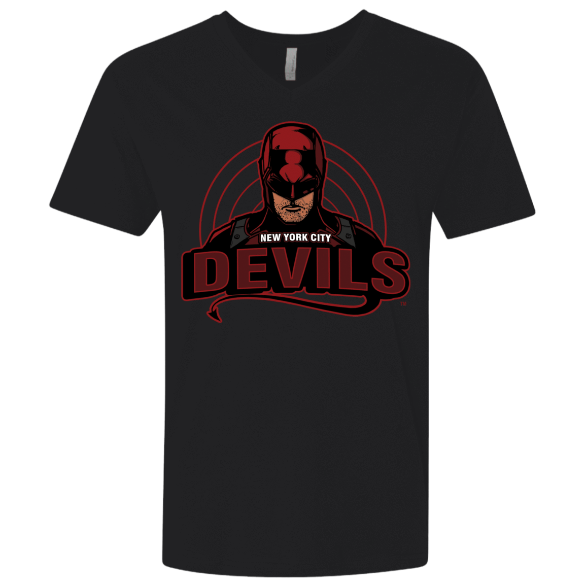 T-Shirts Black / X-Small NYC Devils Men's Premium V-Neck