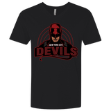 T-Shirts Black / X-Small NYC Devils Men's Premium V-Neck