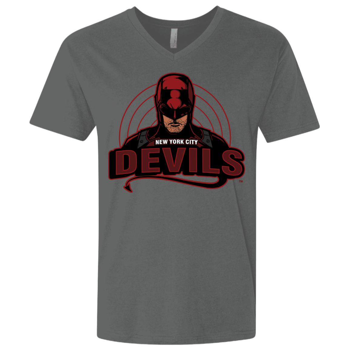 T-Shirts Heavy Metal / X-Small NYC Devils Men's Premium V-Neck