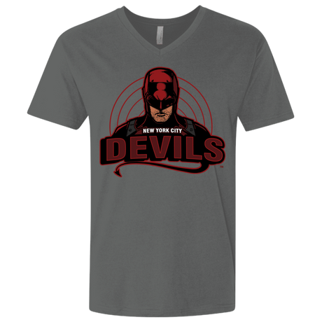 T-Shirts Heavy Metal / X-Small NYC Devils Men's Premium V-Neck