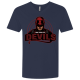T-Shirts Midnight Navy / X-Small NYC Devils Men's Premium V-Neck