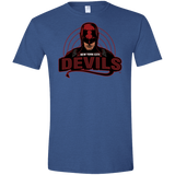 T-Shirts Heather Royal / X-Small NYC Devils Men's Semi-Fitted Softstyle