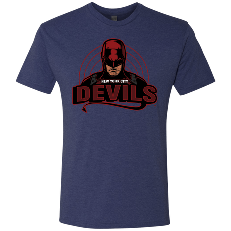 T-Shirts Vintage Navy / S NYC Devils Men's Triblend T-Shirt