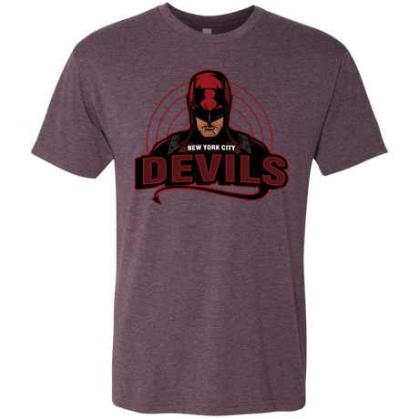 T-Shirts Vintage Purple / S NYC Devils Men's Triblend T-Shirt
