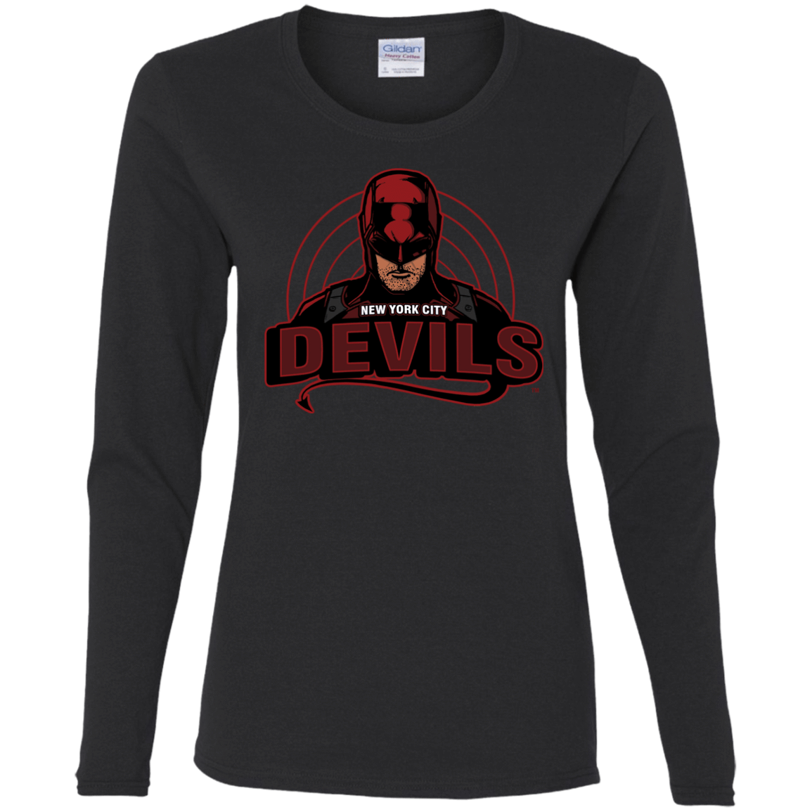 T-Shirts Black / S NYC Devils Women's Long Sleeve T-Shirt