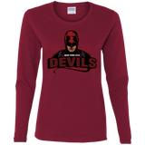 T-Shirts Cardinal / S NYC Devils Women's Long Sleeve T-Shirt