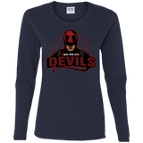 T-Shirts Navy / S NYC Devils Women's Long Sleeve T-Shirt