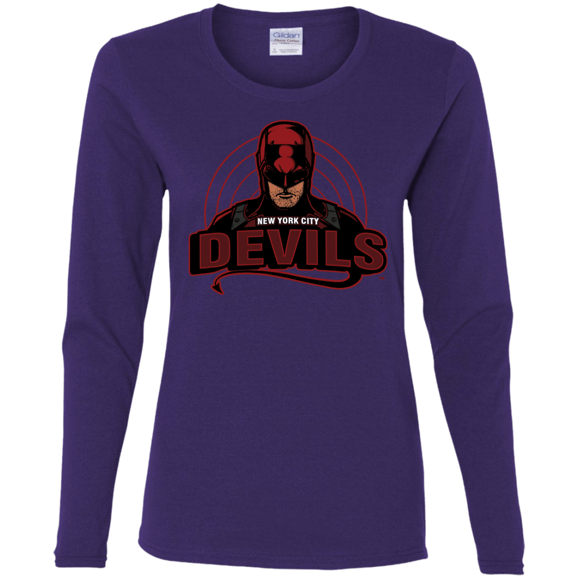 T-Shirts Purple / S NYC Devils Women's Long Sleeve T-Shirt
