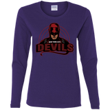 T-Shirts Purple / S NYC Devils Women's Long Sleeve T-Shirt