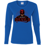 T-Shirts Royal / S NYC Devils Women's Long Sleeve T-Shirt