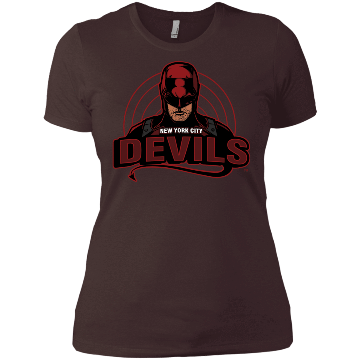 T-Shirts Dark Chocolate / X-Small NYC Devils Women's Premium T-Shirt