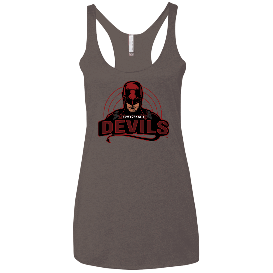 T-Shirts Macchiato / X-Small NYC Devils Women's Triblend Racerback Tank