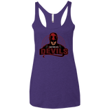 T-Shirts Purple Rush / X-Small NYC Devils Women's Triblend Racerback Tank