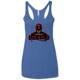 T-Shirts Vintage Royal / X-Small NYC Devils Women's Triblend Racerback Tank