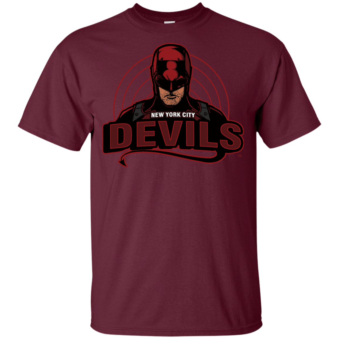 T-Shirts Maroon / YXS NYC Devils Youth T-Shirt