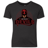 T-Shirts Vintage Black / YXS NYC Devils Youth Triblend T-Shirt