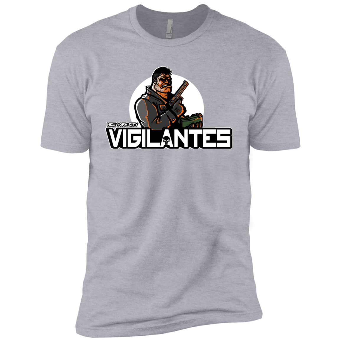 T-Shirts Heather Grey / YXS NYC Vigilantes Boys Premium T-Shirt