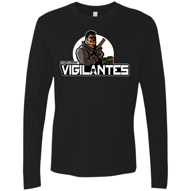 T-Shirts Black / Small NYC Vigilantes Men's Premium Long Sleeve