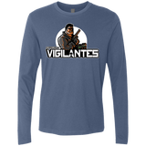 T-Shirts Indigo / Small NYC Vigilantes Men's Premium Long Sleeve