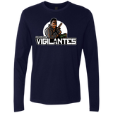 T-Shirts Midnight Navy / Small NYC Vigilantes Men's Premium Long Sleeve