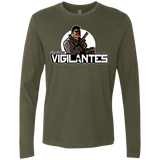 T-Shirts Military Green / Small NYC Vigilantes Men's Premium Long Sleeve