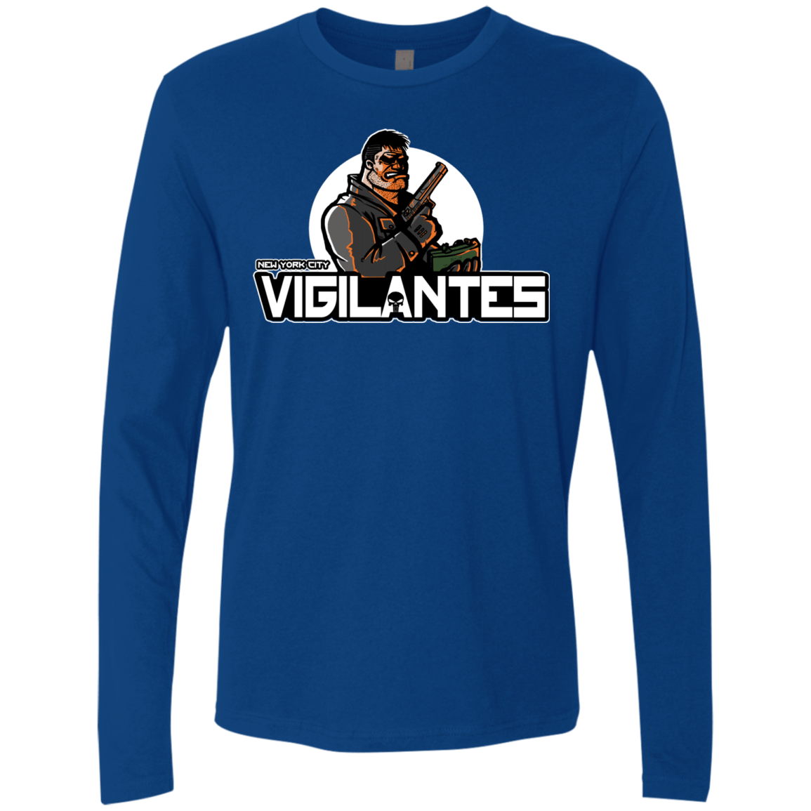 T-Shirts Royal / Small NYC Vigilantes Men's Premium Long Sleeve