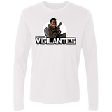 T-Shirts White / Small NYC Vigilantes Men's Premium Long Sleeve