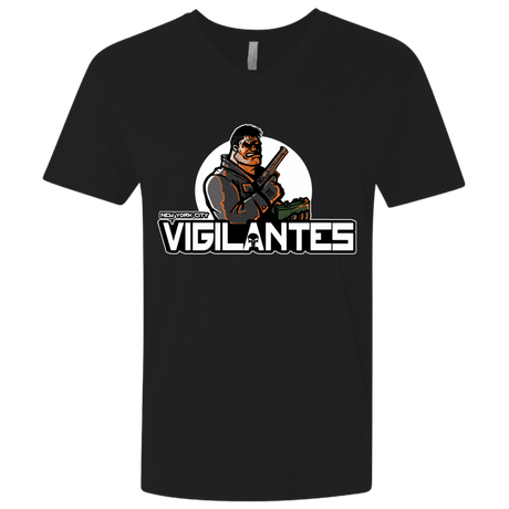 T-Shirts Black / X-Small NYC Vigilantes Men's Premium V-Neck