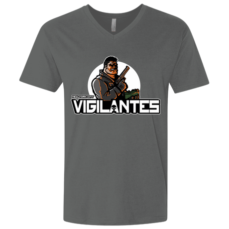 T-Shirts Heavy Metal / X-Small NYC Vigilantes Men's Premium V-Neck
