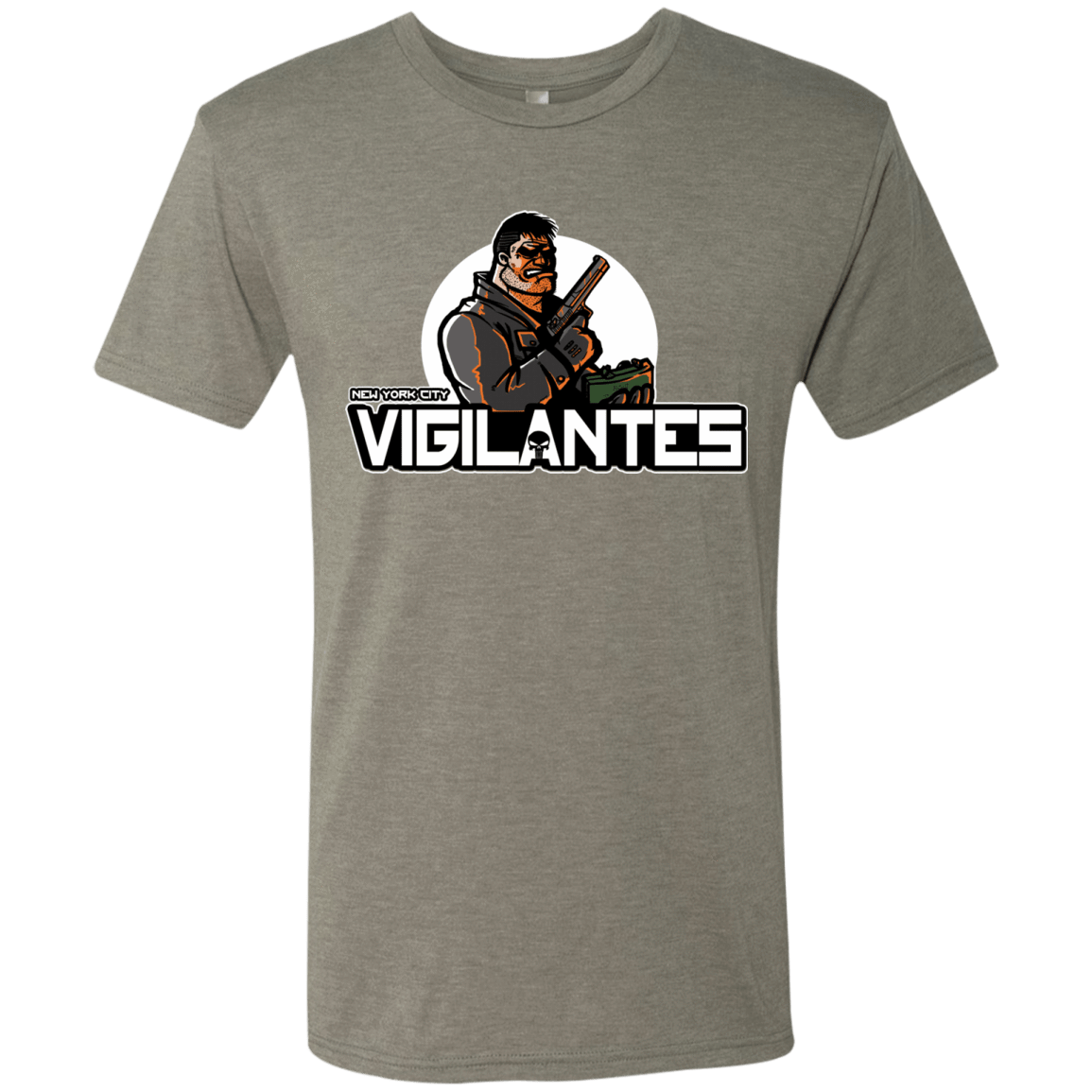 T-Shirts Venetian Grey / Small NYC Vigilantes Men's Triblend T-Shirt