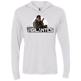 T-Shirts Heather White / X-Small NYC Vigilantes Triblend Long Sleeve Hoodie Tee