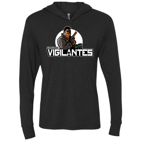 T-Shirts Vintage Black / X-Small NYC Vigilantes Triblend Long Sleeve Hoodie Tee