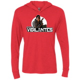 T-Shirts Vintage Red / X-Small NYC Vigilantes Triblend Long Sleeve Hoodie Tee