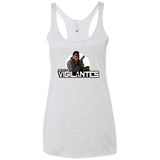 T-Shirts Heather White / X-Small NYC Vigilantes Women's Triblend Racerback Tank