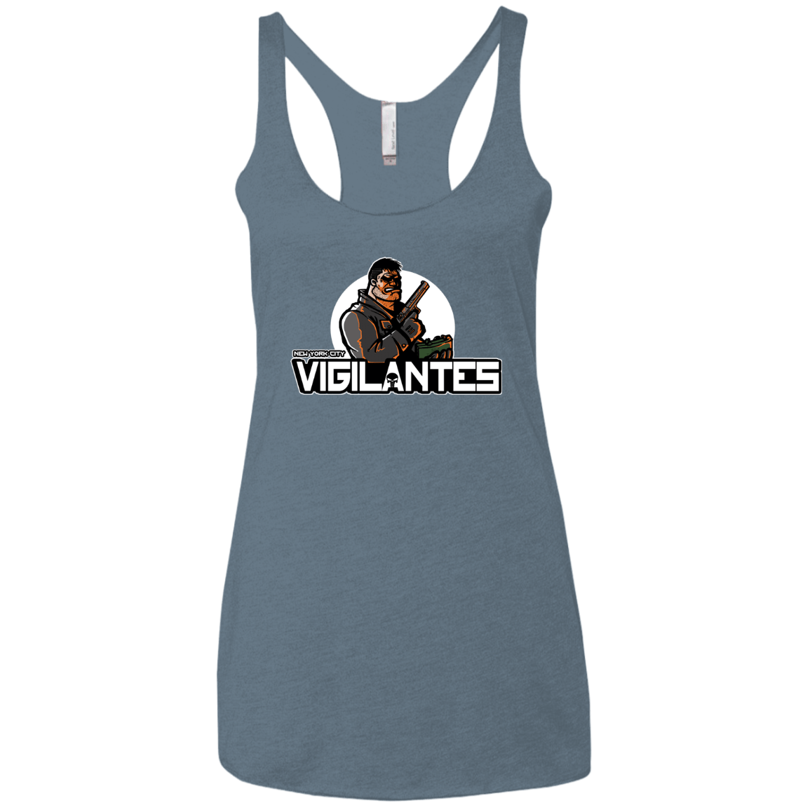 T-Shirts Indigo / X-Small NYC Vigilantes Women's Triblend Racerback Tank