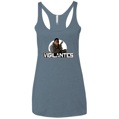 T-Shirts Indigo / X-Small NYC Vigilantes Women's Triblend Racerback Tank