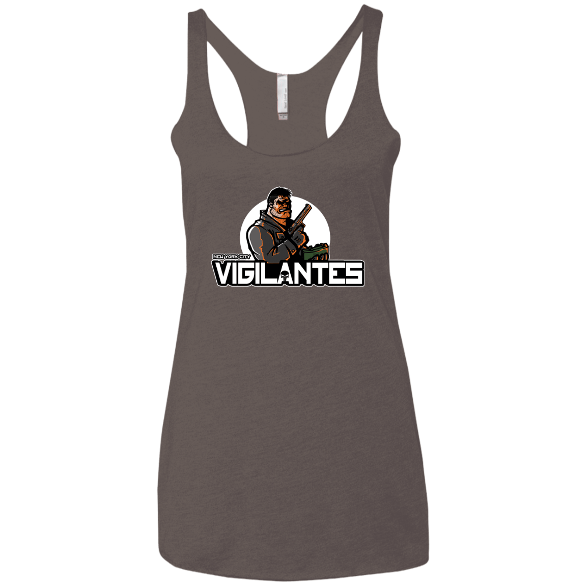 T-Shirts Macchiato / X-Small NYC Vigilantes Women's Triblend Racerback Tank